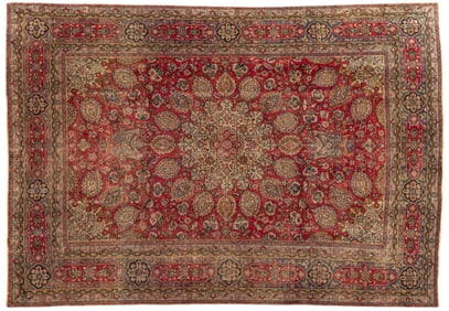 Handwoven Tabriz Estate Rug, 10 ft. 11 in. x 8 ft.