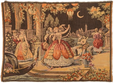 Vintage Tapestry, 4 ft. 4 in. x 3 ft. 2 in.