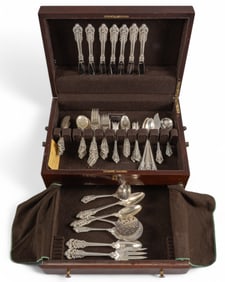 "Grande Baroque" By Wallace Silversmiths Sterling Silver Flatware set