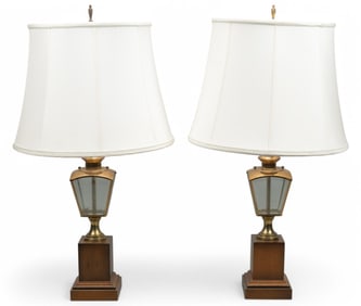 Pair of Empire Style Table Lamps