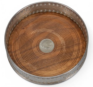 Stieff Silverplate Wine Coaster