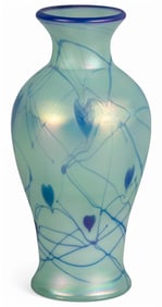 Fenton Art Glass Hanging Hearts Vase