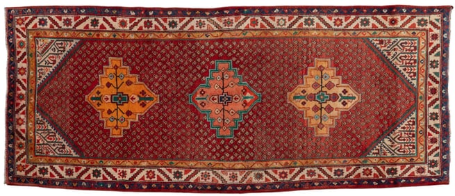 Wool Rug Runner, 10 ft. 1 in. x 4 ft.