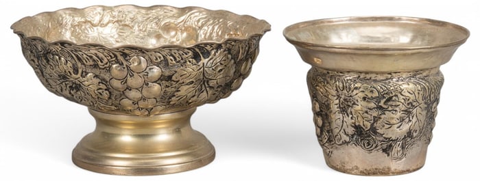 (2) Silver Plate Dishes