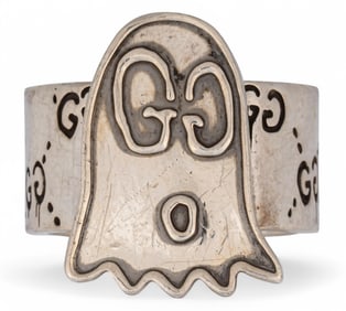 Gucci Sterling Silver Ghost Ring