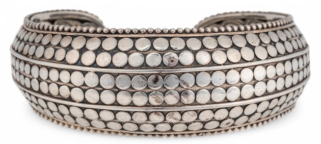 John Hardy Style Sterling Silver Cuff