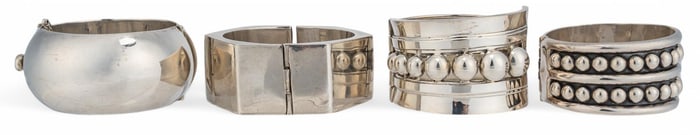 (4) Sterling Silver Cuffs