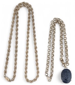 (2) Sterling Silver Necklaces