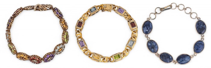 (3) Sterling Silver Bracelets
