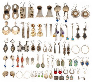 Collection of Costume and Sterling Earrings