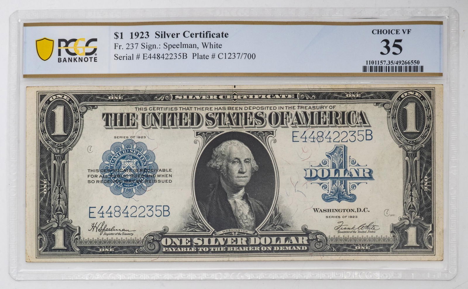 $1 1923 Silver Certificate (1 of 2)