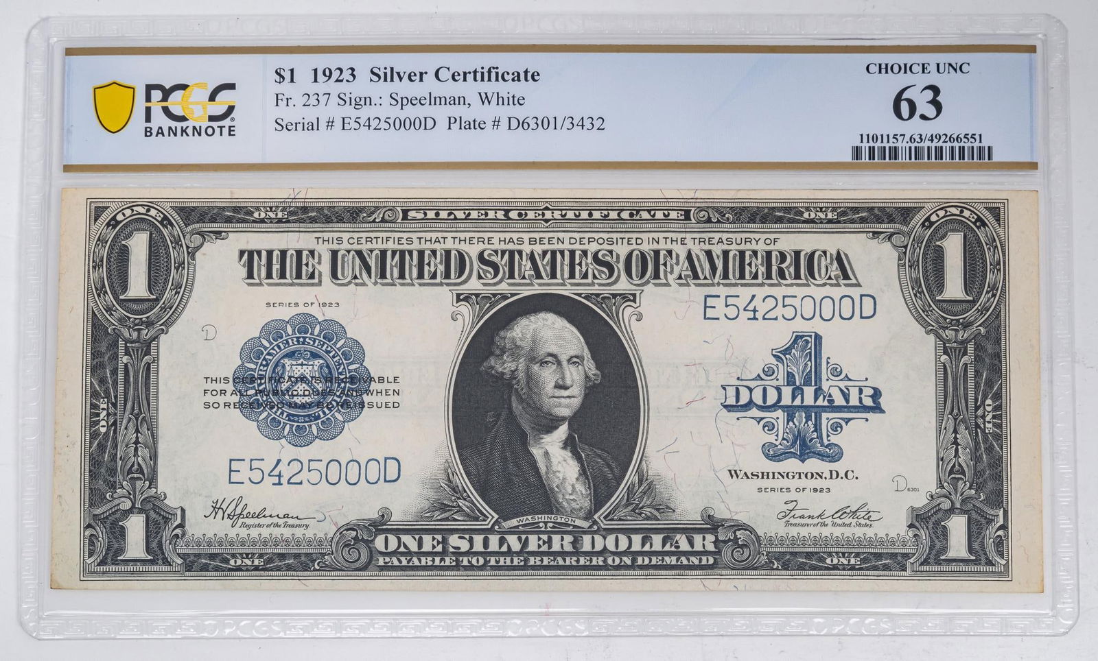 $1 1923 Silver Certificate (1 of 4)