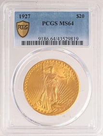 1927 $20 Double Eagle Gold Coin