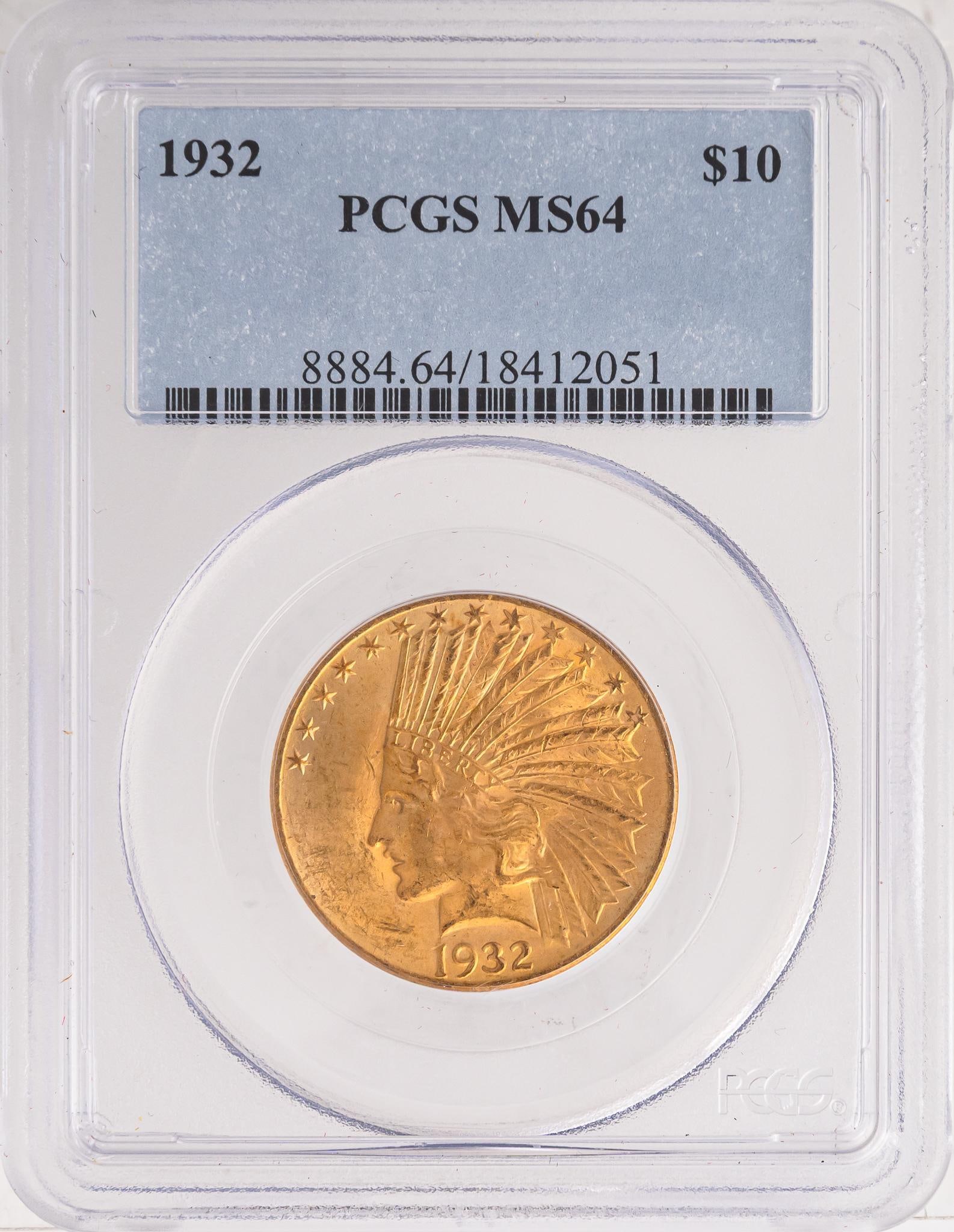 1932 $10 Indian Head Eagle Gold Coin (1 of 4)