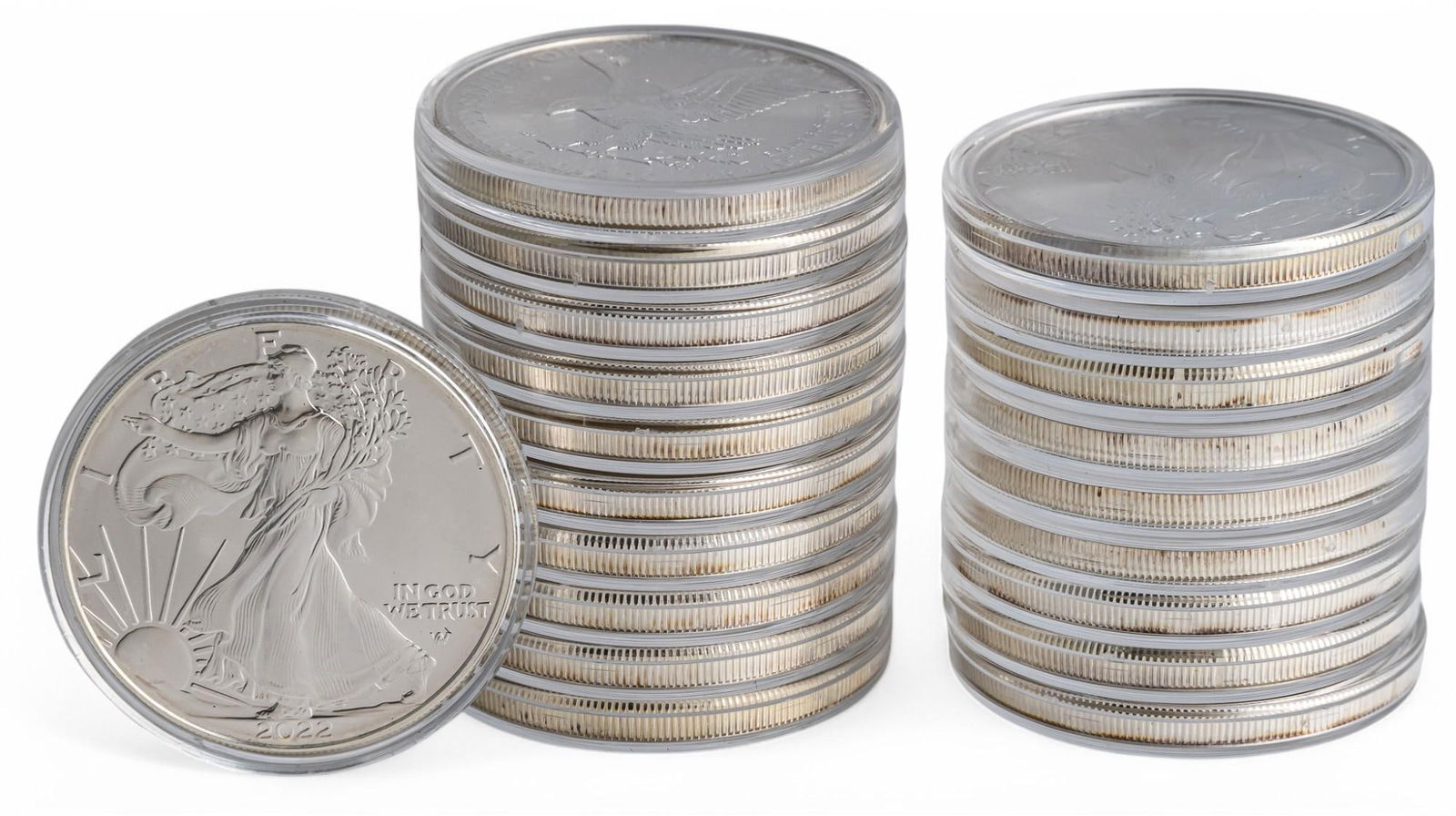 (20) American Silver Eagle Coins (1 of 5)