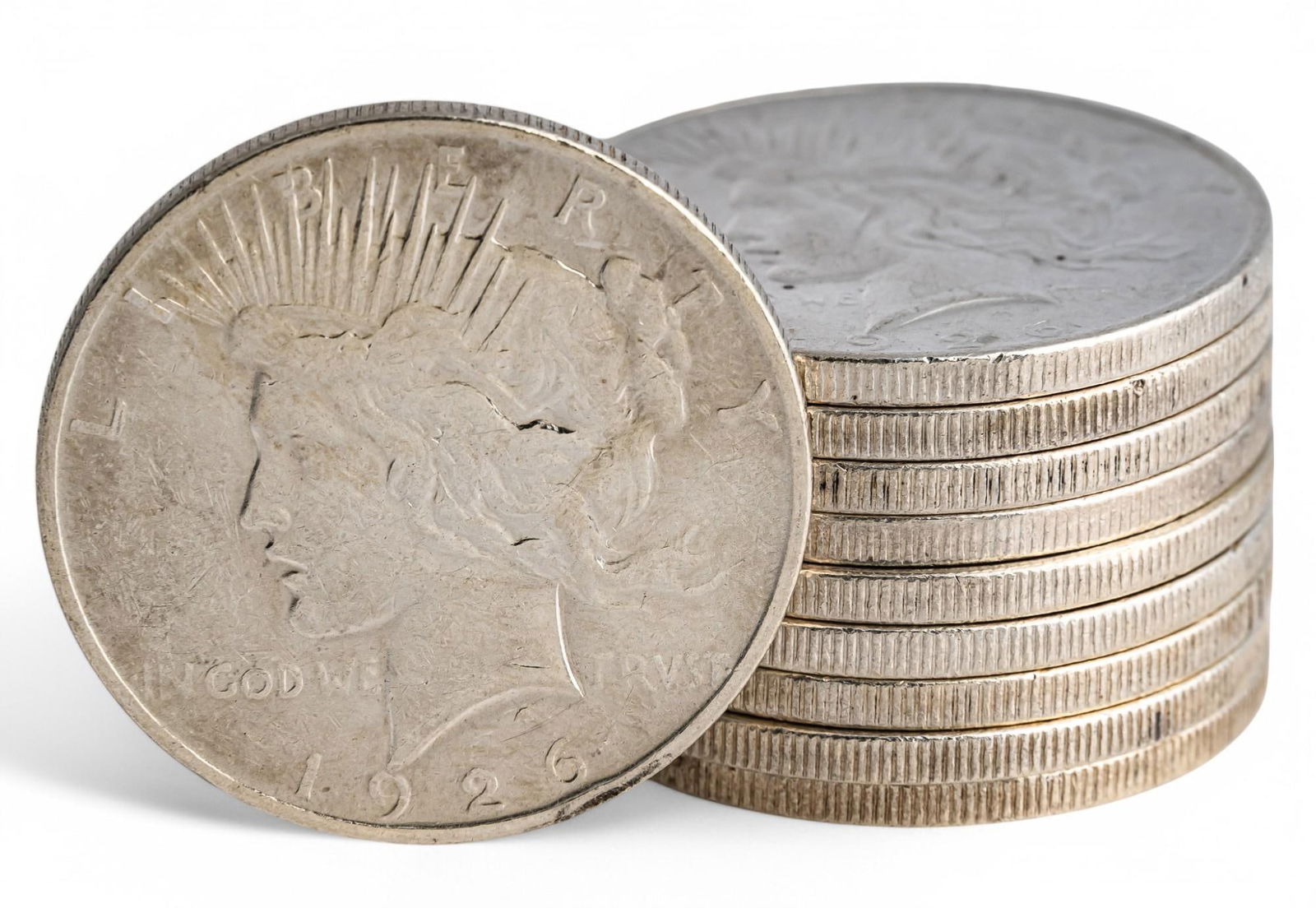 (10) American Silver Eagle Coins (1 of 5)