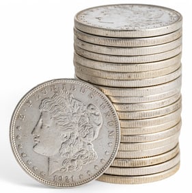(20) Morgan Silver Dollars