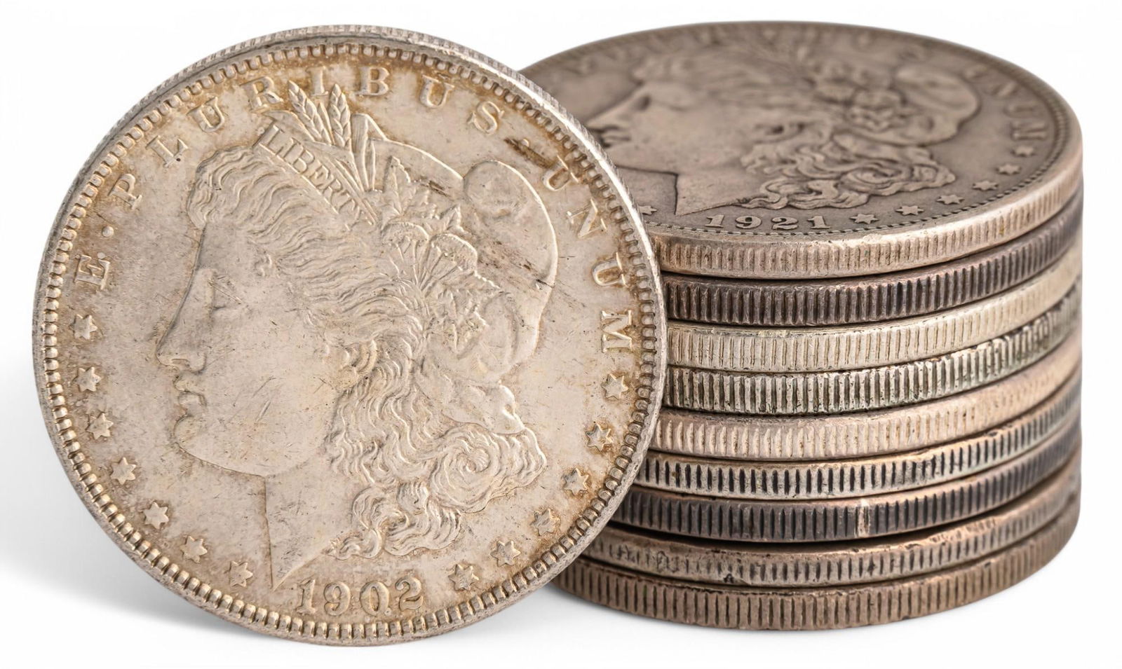 (10) Morgan Silver Dollars (1 of 7)