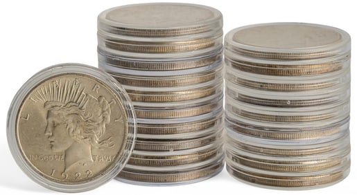 (20) Silver Peace Dollars