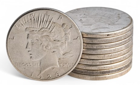 (10) Silver Peace Dollars