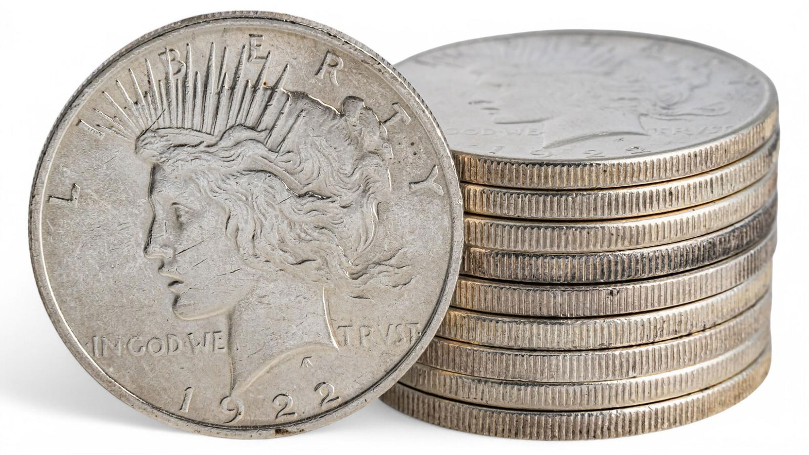 (10) Silver Peace Dollars (1 of 5)