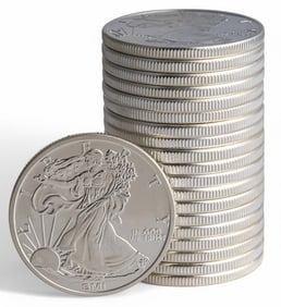 (20) Walking Liberty American Silver Eagle Coins