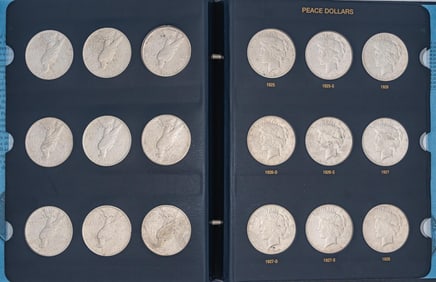 (27) Silver Peace Dollars