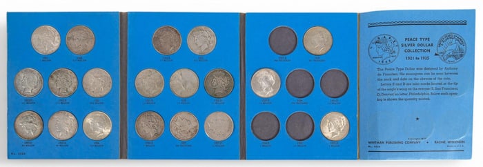 (19) Silver Peace Dollars