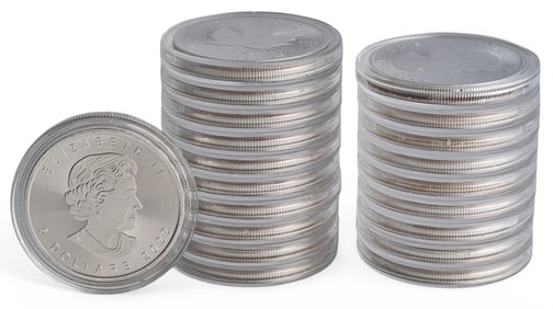 (20) Canadian Elizabeth II Silver Dollars
