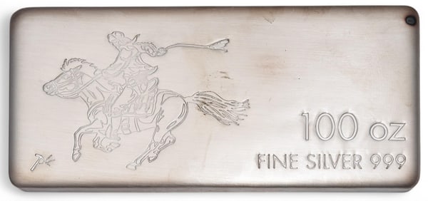 Pony Express 100 zo Fine Silver Bar