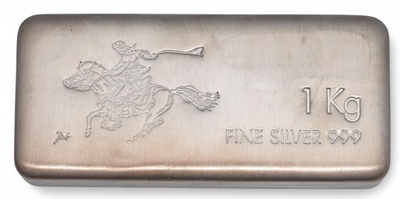 Pony Express 1 Kilo Fine Silver Bar