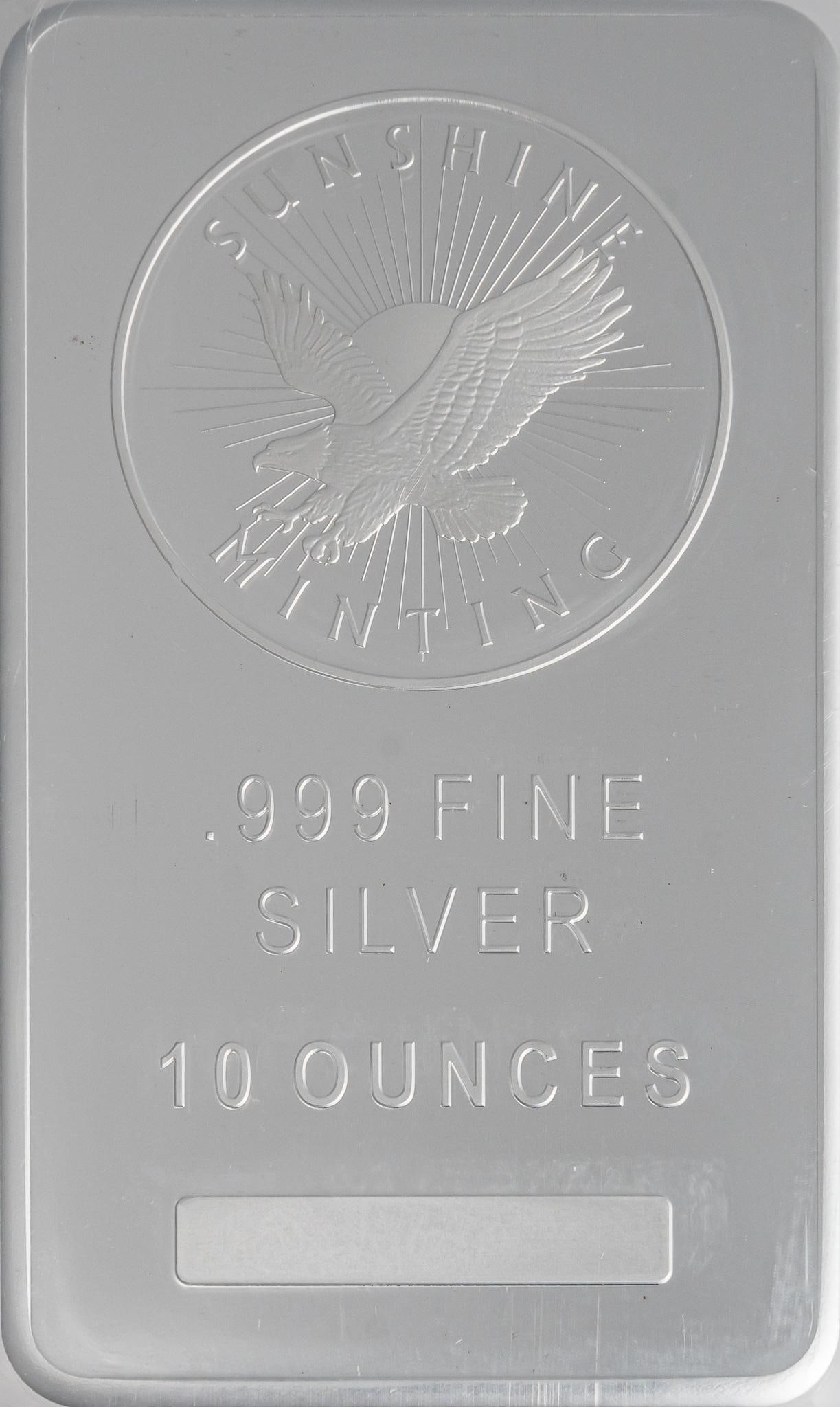 Sunshine Mint 10 ozt Fine Silver Bar (1 of 2)