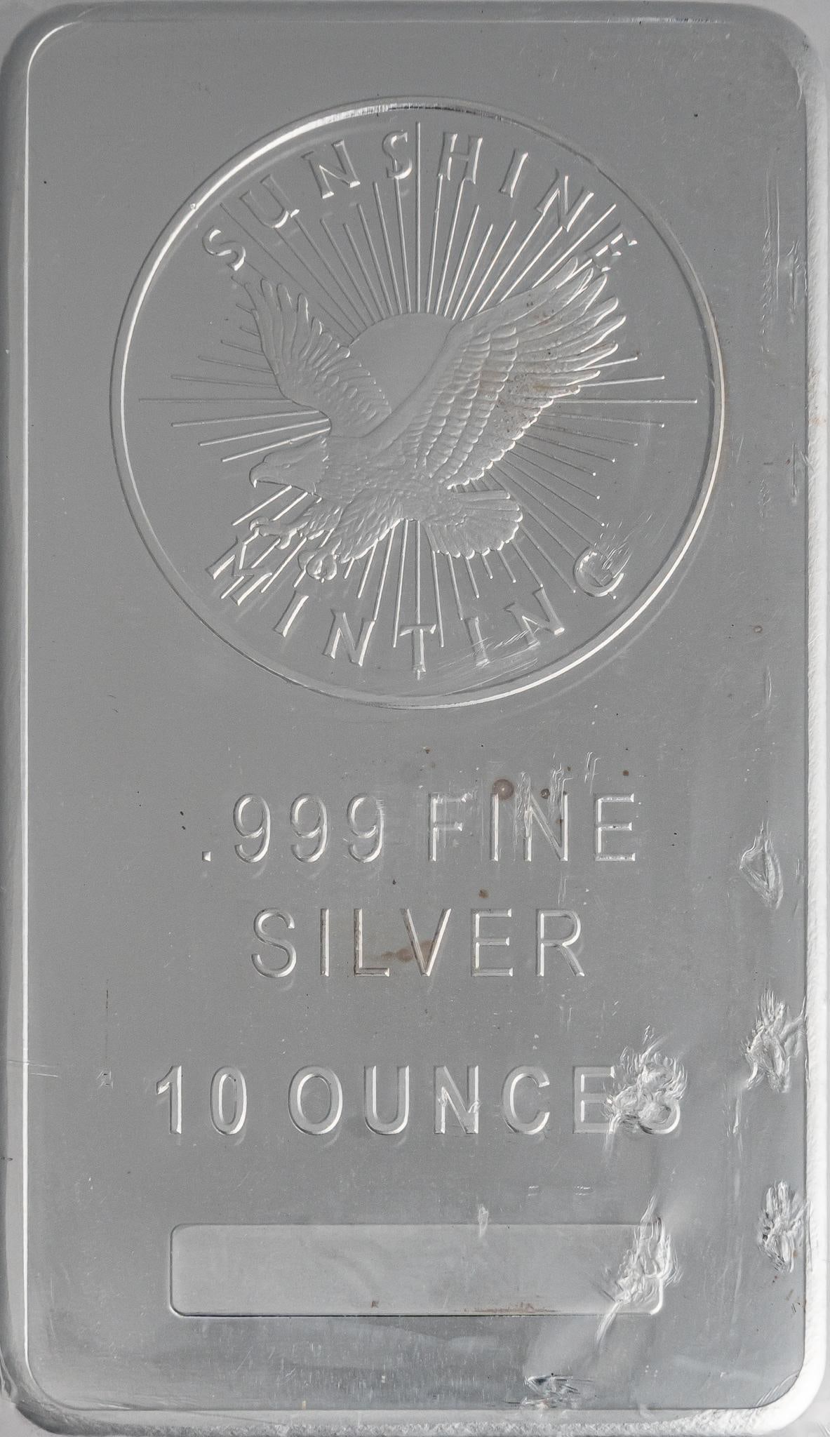 Sunshine Mint 10 ozt Fine Silver Bar (1 of 2)