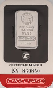 Englehard 1 Ounce Platinum Bar