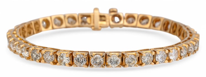 14K Diamond Tennis Bracelet