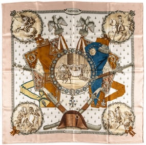 Hermes Napoleon Silk Scarf