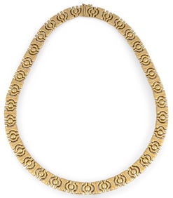 Italian 14K Articulated Chain Necklace