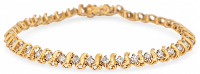 14K Diamond Tennis Bracelet