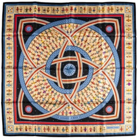 Hermes Donner La Main Silk Scarf