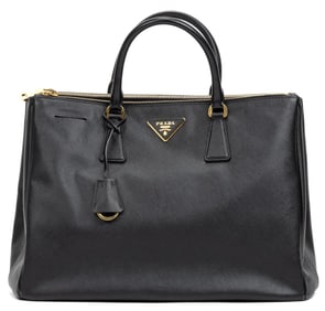 Prada Galleria Double Zip Medium Handbag