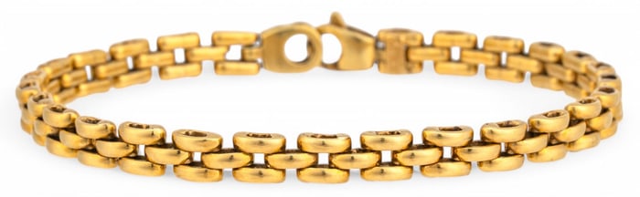 Mexican 18K Chain Bracelet
