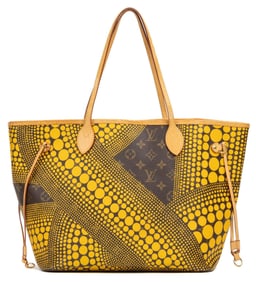 Louis Vuitton Ltd. Ed. Yayoi Kusama Polka Dots Neverfull MM Shoulder Bag