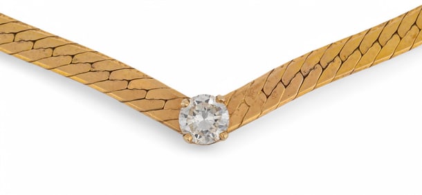 14K Diamond Necklace