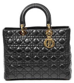 Dior Lady Dior Zip Handbag