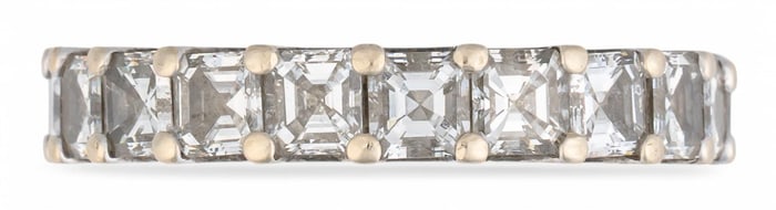 18K White Gold Diamond Eternity Band
