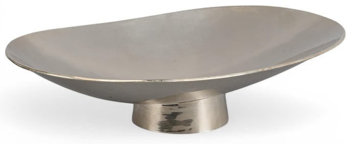 Mexican Sterling Silver Oval Serving Dish
