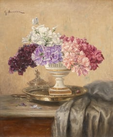 Gustave Barrier, "Sweet Peas"