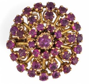 14K Pink Spinel Cocktail Ring