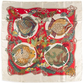 Hermes Grands Fonds Silk Scarf