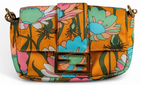 Fendi Belt Baguette Shoulder Bag
